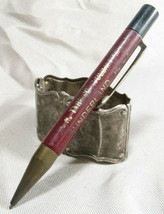 Vintage Propelling Pencil - England 1950 - SUNDERLAND Co Adv - Bakelite - RED - £17.99 GBP