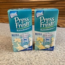 2X Glade Press ‘n Fresh Rainshower Scent Refill Two Refills NOS New Old Stock - £14.94 GBP