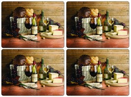 Pimpernel Artisanal Wine Cork-Backed Placemats, Set of 4, 15.7 X 11.7&quot; - £60.54 GBP