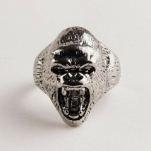 Gorilla Ring Silver Color Monkey Size 7 8 9 10 12 13 & 14 Fashion Jewelry