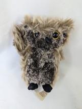 Folkmanis Screech Owl Puppet Plush 6 Inch Stuffed Animal Toy - £9.90 GBP