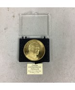 1979 POPE JOHN PAUL II PASTORAL VISIT TO NY BRASS COMMEMORATIVE MEDALLION - $16.24 CAD