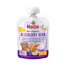 Blueberry Bear - Holle Organic Fruit Puree Pouch with Yogurt - £3.95 GBP