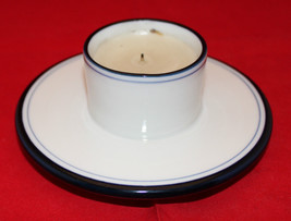 Dansk Bistro Christianshavn Blue White Votivo Candle Holder Candleholder... - $41.97