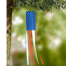 American Flag Windsock Streamer 4th of July Patriotic Americana Garden Decor - £18.82 GBP