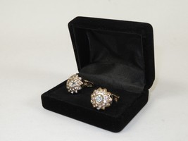 Men J.Valintin Cufflinks With Bold Stones Plated Gold Vito Rofolo V45-2 image 5