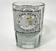 Harley Davidson Bike Week Daytona Beach 2012 Large Shot Glass Heavy Souvenir - $6.92