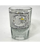 Harley Davidson Bike Week Daytona Beach 2012 Large Shot Glass Heavy Souv... - £5.16 GBP