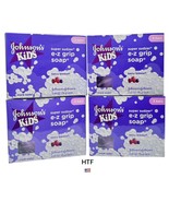 4 Pack Johnson&#39;s Kids Super Sudzer E-Z Grip Soap Berry Breeze 3 Bars 2.4... - $1,091.30 MXN