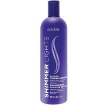 Clairol shimmer lights shampoo blonde and silver 16 oz 155282 thumb200
