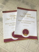 When the Children Sing it&#39;s Christmas David Rasbach SATB 2 Copies RC-001 - $13.97