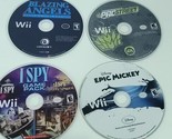 Nintendo Wii Games Lot of 4 Bundle Epic Mickey I Spy Blazing Angels Pro ... - $19.34