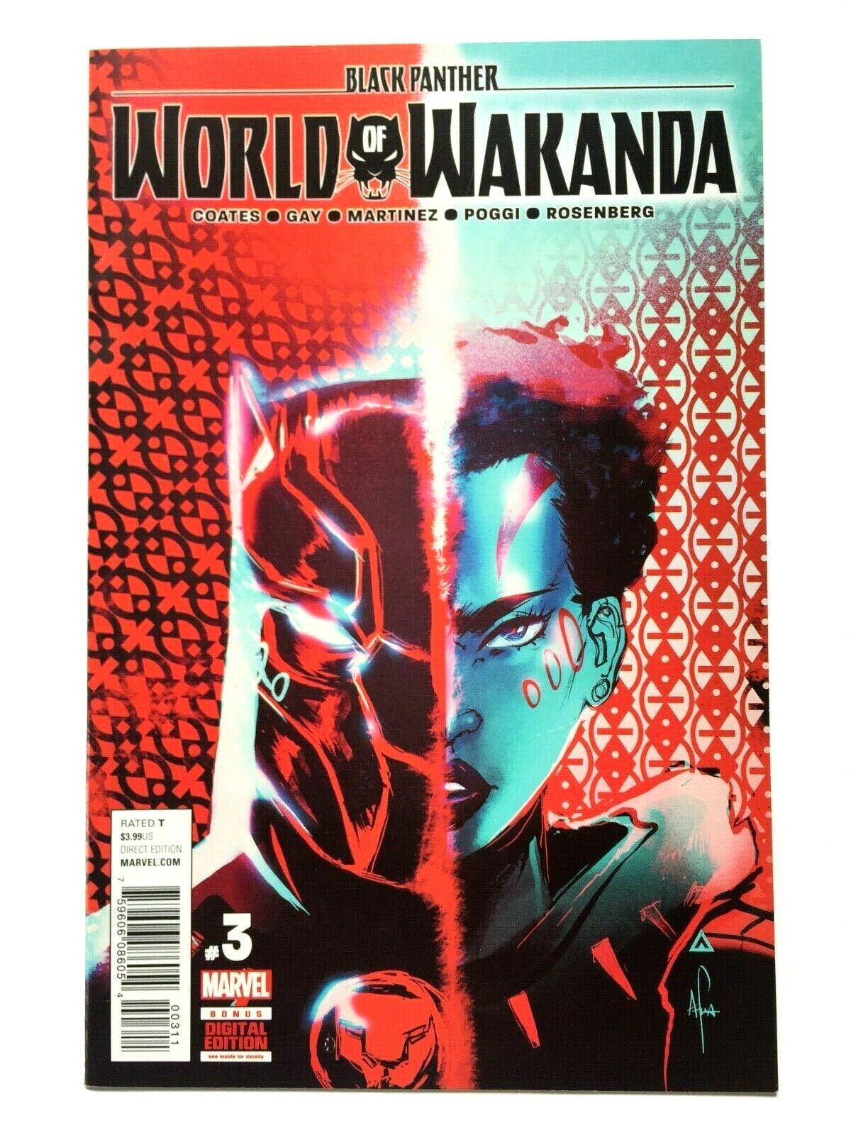 Black Panther World Of Wakanda #3 Cover A Vf / Nm Marvel Comics 2017 - £6.30 GBP