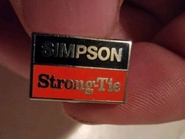 Vintage Enamel Pin Pinback Simpson Strong Tie - £7.65 GBP
