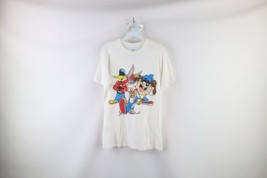 Retro Looney Tunes Mens Small Rap Hip Hop Bugs Bunny Taz Daffy Duck T-Shirt - £19.42 GBP