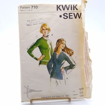 UNCUT Vintage Sewing PATTERN Sew Knit n Stretch 710, Kwik Sew 1970s Ladies - $17.42