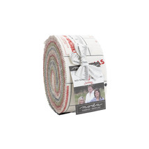 Moda Red Barn Christmas 40 2.5&quot; Quilt Fabric 55530JR Jelly Roll - Sweetwater - £31.27 GBP