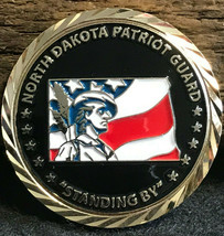 2015 70th Anniversary North Dakota Patriot Guard Challenge Coin - £19.77 GBP