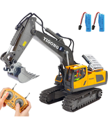 Mscredse Remote Control Excavator 11 Channel RC Excavator Truck Toys 1/2... - £43.32 GBP