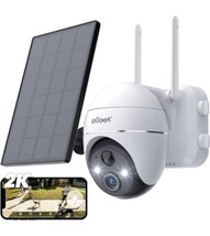ieGeek Outdoor Wireless WiFi CCTV 360° PTZ Solar Battery Powered Security Camera - £38.62 GBP