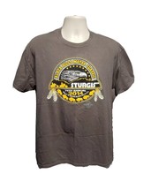 2014 Sturgis 74th Annual Rally &amp; Races Black Hills Adult Large Gray TShirt - £11.65 GBP
