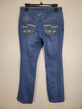 Pioneer Woman ~ Pull-On ~ Bootcut ~ Embroidered Medium WASH Jeans Medium M - $18.95