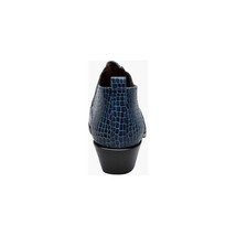 Stacy Adams Sandoval Cuban Heel Boot Croco print Navy 25666-410 image 7