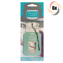 6x Packs Yankee Candle Jar Car Hanging Air Freshener | Catching Rays Scent - £17.77 GBP