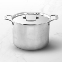 All-Clad D5 Polished 5-ply Bonded 12 qt Stock Pot with Lid (Dent) - $186.99