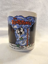 Flintstones 1994 KilnCraft Ceramic Coffee Mug Magicolour Soccer w/Instru... - $8.95