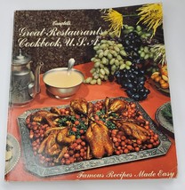 Campbell’s Great Restaurants Cookbook, USA, Fred R Sammis Publisher. 1960s Vinta - £11.99 GBP