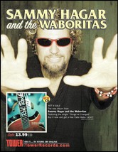 Sammy Hagar &amp; The Waboritas Not 4 Sale album ad 2002 Tower Records adver... - £3.06 GBP