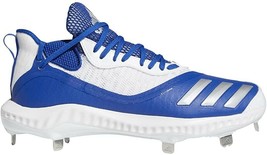 adidas Men&#39;s Icon V Bounce Metal Baseball Cleats Blue White EE4129 Size 14 - £59.42 GBP