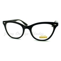 Damen Transparent Linse Katzenauge Rahmen Brille Smart Sexy Brille - £7.77 GBP