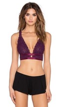 NWOT Intimately Free People Sweet Nothing Call Me Darling Eggplant Lace ... - $18.69
