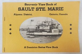 Vintage Souvenir Viewbook of Sault Ste. Marie Black &amp; White Images - $34.45