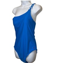 Robert Graham one 1 piece swim suit asymmetric tank ocean color pads US ... - $117.81