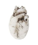 White Heart Bleeding Candle, 5&quot; - $34.53 CAD