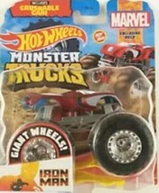 NEW 2020 HOT WHEELS MONSTER TRUCKS 1/64 SCALE IRON MAN EXCLUSIVE DECO - $13.99
