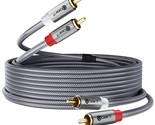 GearIT RCA Cable (20FT) 2RCA Male to 2RCA Male Stereo Audio Cables Shiel... - $35.99