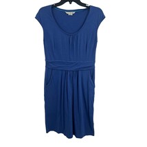 Boden Blue Knit Short Sleeve Dress Size 8 - £22.09 GBP