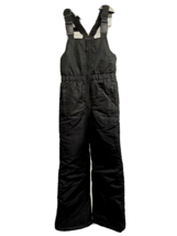 Athletech Black Youth Ski Snow Bib Overall XS 4/5 Insulated Water Resistant New - $19.79