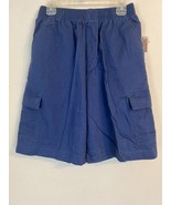 Boy&#39;s Blue Canyon River Blues Pull-On Cargo Shorts. M (10 - 12). 100% Co... - $17.82