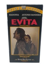 Evita Widescreen Collectors Edition Madonna Antonio Banderas VHS - £1.56 GBP