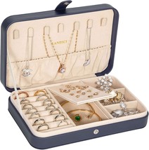 Landici Small Jewelry Box For Women Girls, Pu Leather Travel Jewelry, Da... - $596.72 MXN