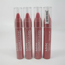 NYX CHUNKY DUNK Hydrating Lippie (01 Watermelon Cooler) 3 g/0.11 oz (4 COUNT) - £14.02 GBP