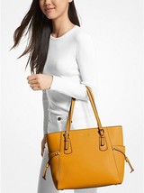 New Michael Kors Voyager Pebbled Leather Tote Bag Marigold Dust bag included - £83.46 GBP