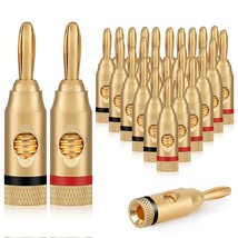 Gold Connect Home Theater Speaker Plugs and Wall Plates - $41.57