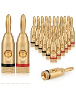 Gold Connect Home Theater Speaker Plugs and Wall Plates - $57.67 CAD