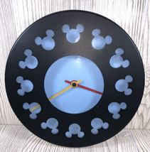 Mickey Mouse Disney Matte Black Steel Wall Clock by Moller Design Michae... - $28.71